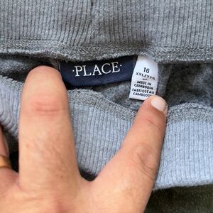 PLACE Heather Gray Knit Top